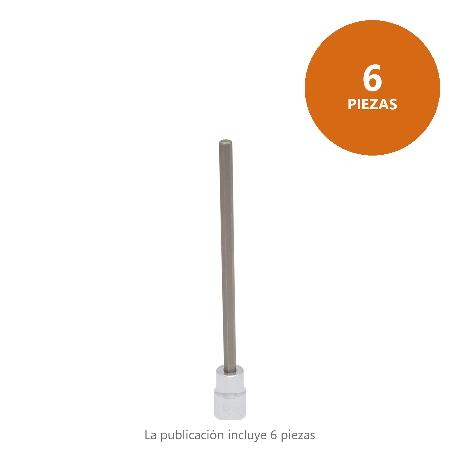 Dado con punta hexagonal extra larga cuadro de 3/8", métrico, 10 mm Urrea - Imagen 3