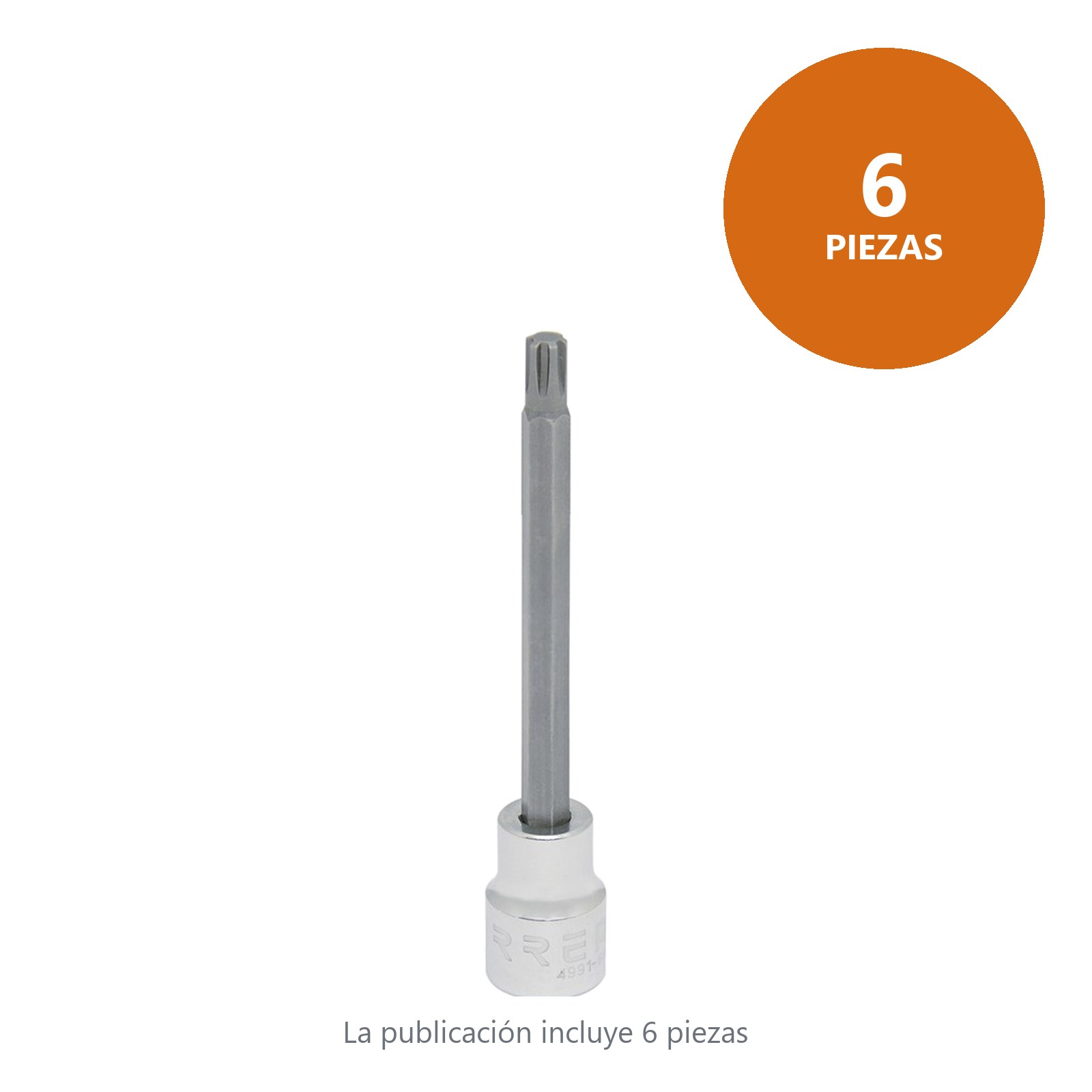 Dado con punta ribe cuadro de 3/8", M8 Urrea - Imagen 2