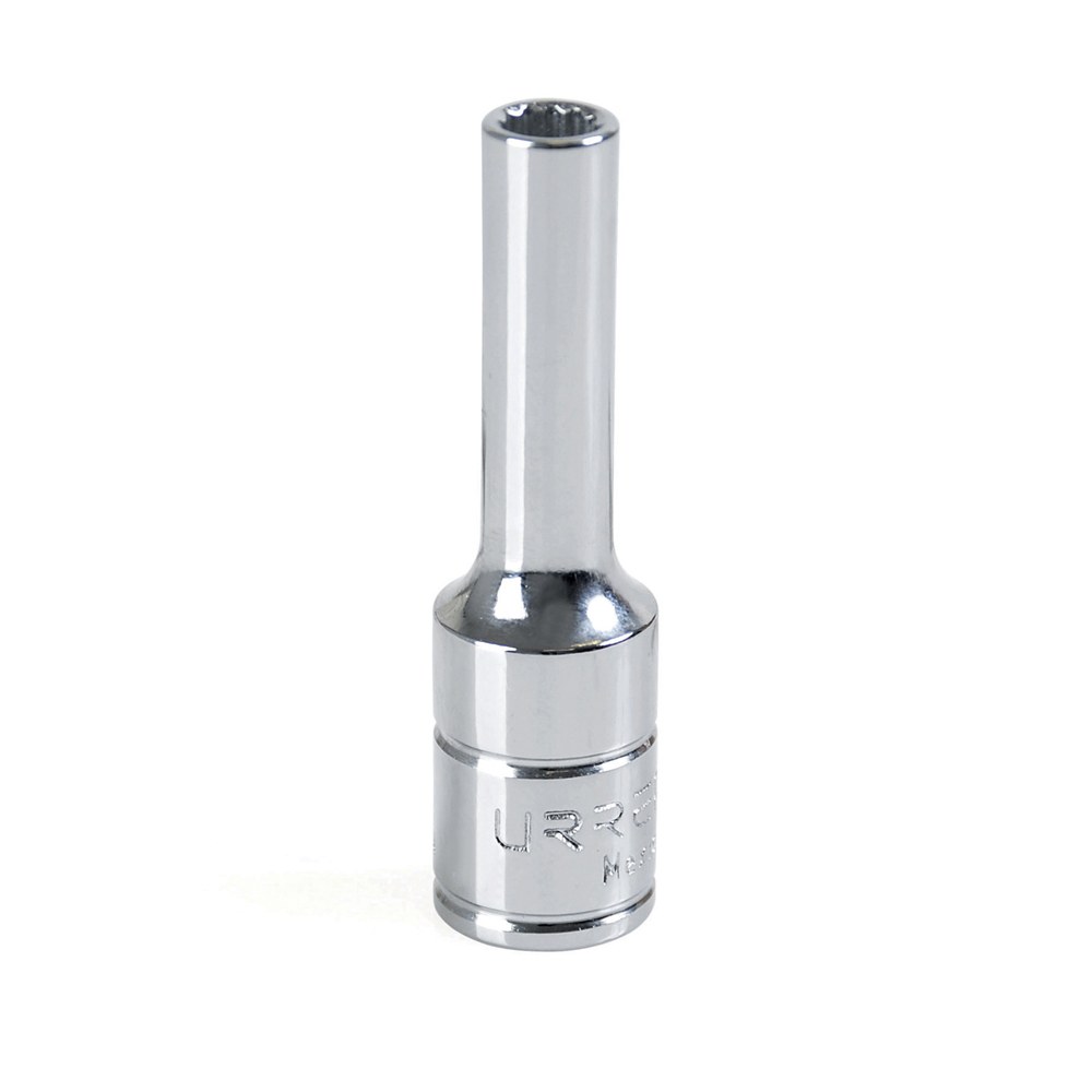Dado largo cuadro de 3/8", 12 puntas, en pulgadas, 3/8" Urrea