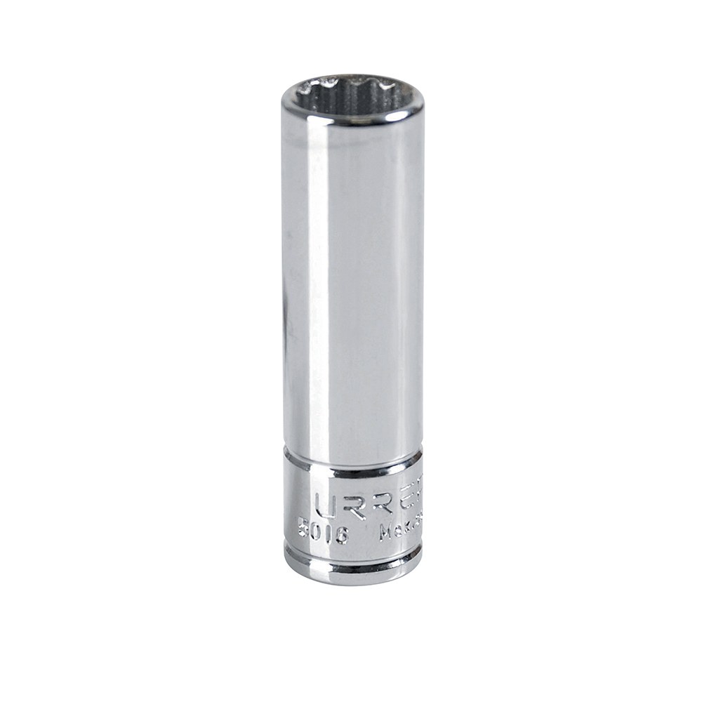 Dado largo cuadro de 3/8", 12 puntas, en pulgadas, 1/2" Urrea