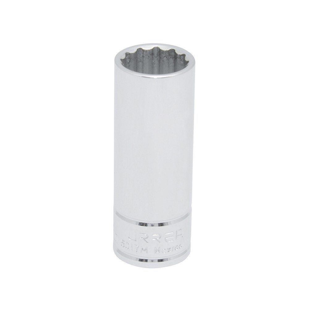 Dado largo cuadro de 3/8", 12 puntas, métrico, 17 mm Urrea