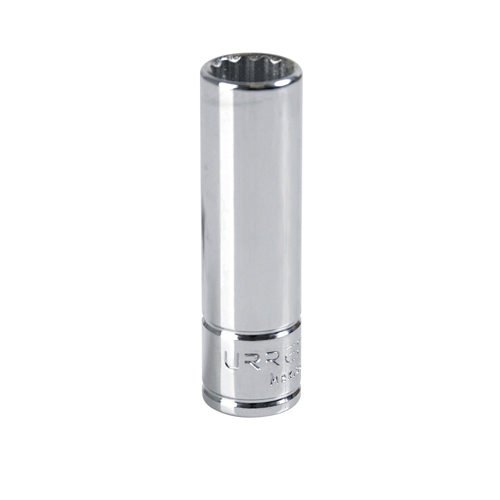 Dado largo cuadro de 3/8", 12 puntas, en pulgadas, 3/4" Urrea