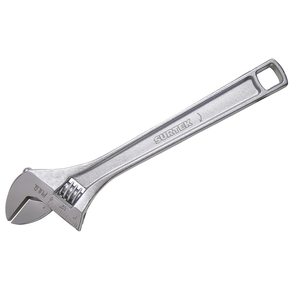 Llave ajustable cromada 6" Surtek