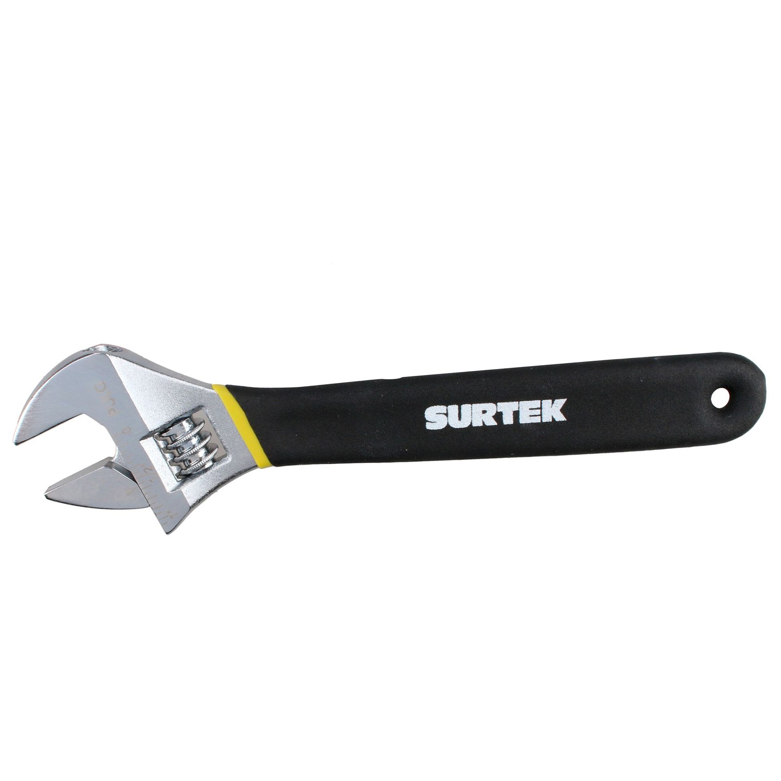 Llave ajustable cromada con mango Rubber grip de plastisol 8" Surtek - Imagen 3