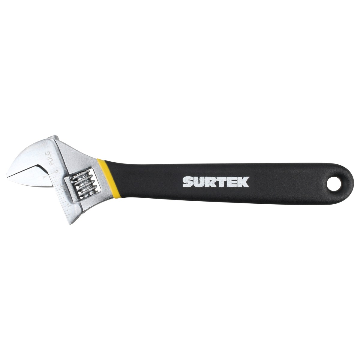 Llave ajustable cromada con mango Rubber grip de plastisol 10" Surtek - Imagen 4