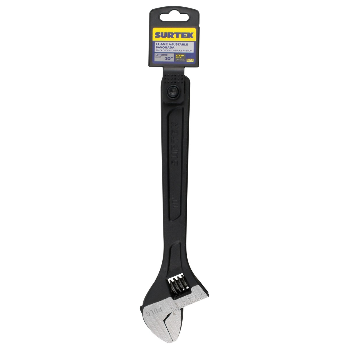 Llave ajustable pavonada 10" Surtek - Imagen 2