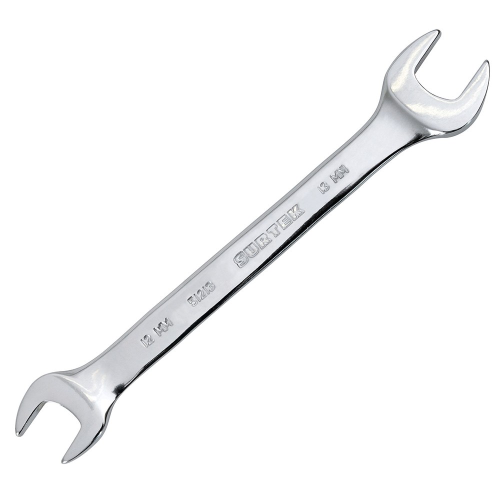 Llave española pulido espejo métrica, 12 x 13mm Surtek