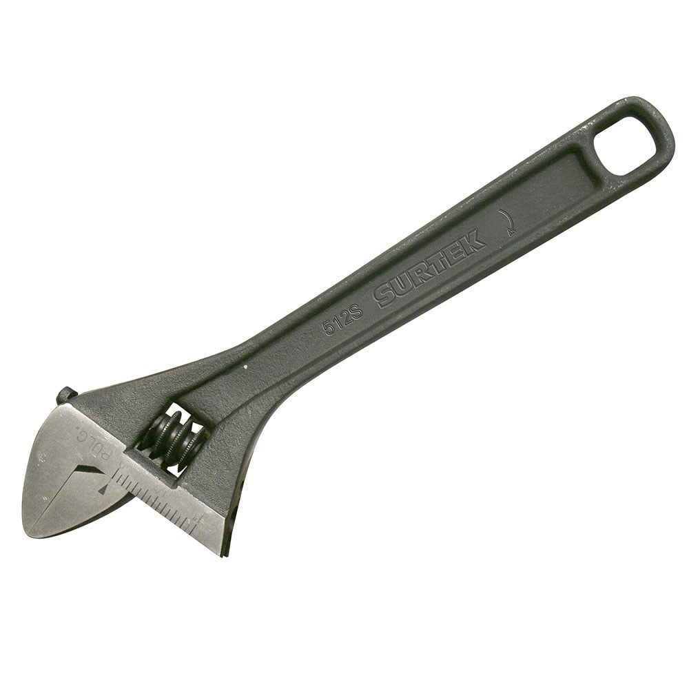 Llave ajustable pavonada 12" Surtek