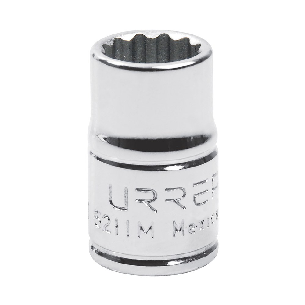 Dado cuadro de 3/8", 12 puntas, métrico, 11 mm Urrea