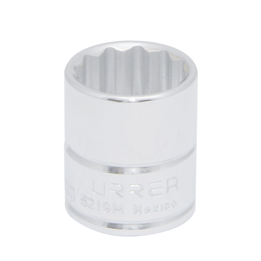 Dado cuadro de 3/8", 12 puntas, métrico, 17 mm Urrea