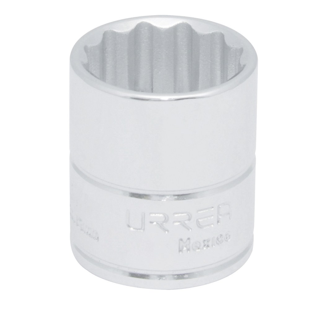 Dado cuadro de 3/8", 12 puntas, en pulgadas, 19/32" Urrea