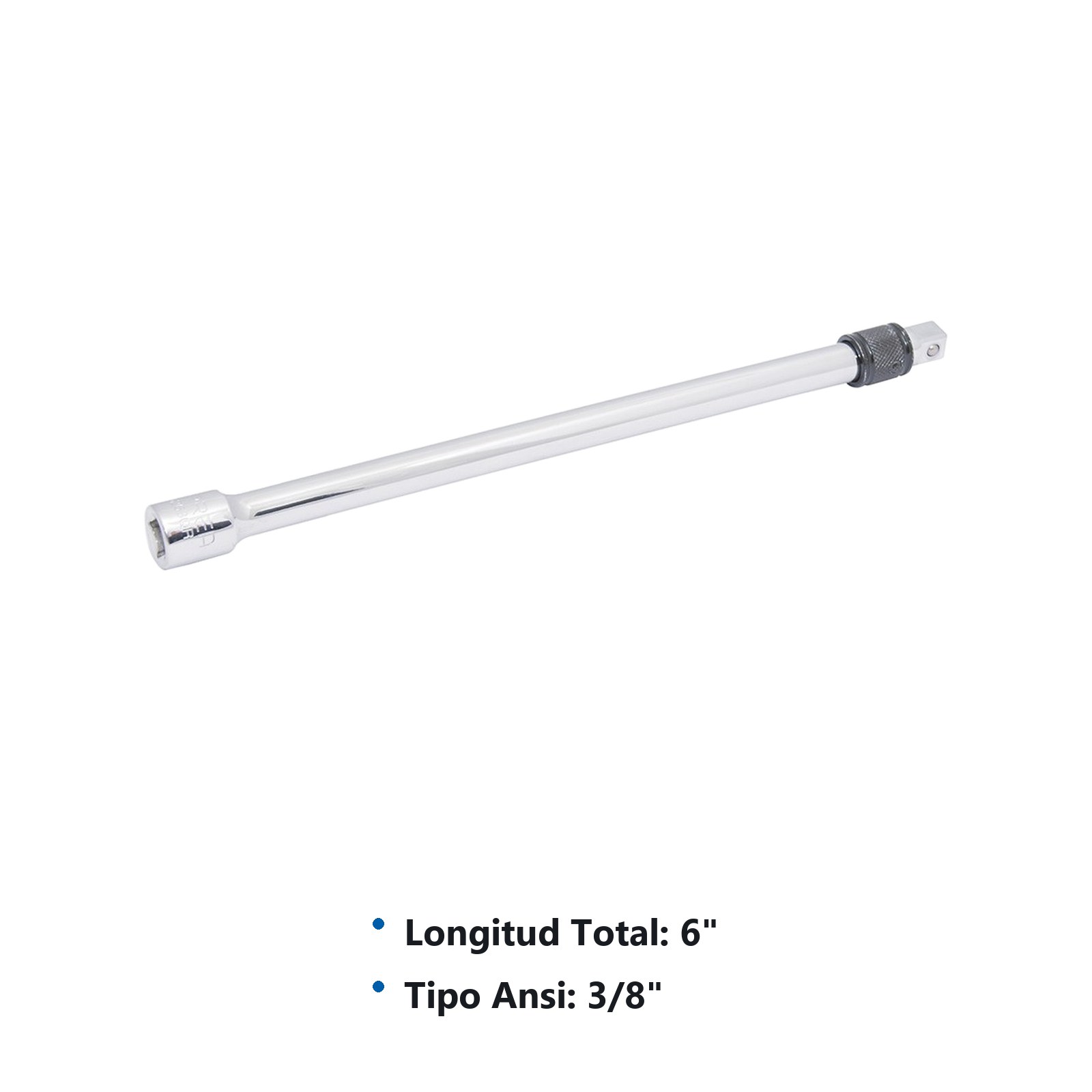 Extensión para dado quick release cuadro de 3/8", 6" Urrea - Imagen 3