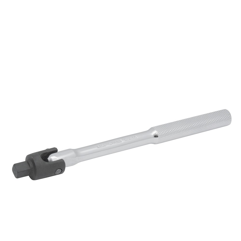 Mango articulado cromado para dado cuadro de 3/8", 7-13/16" Urrea