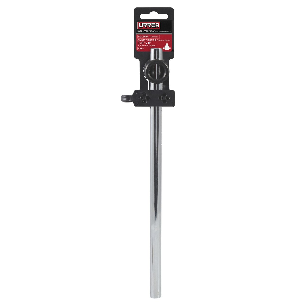 Barra corrediza para dado cuadro de 3/8", 8" Urrea - Imagen 2