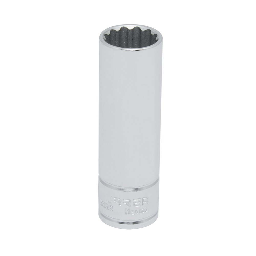 Dado largo cuadro de 1/2", 12 puntas, en pulgadas, 11/16" Urrea