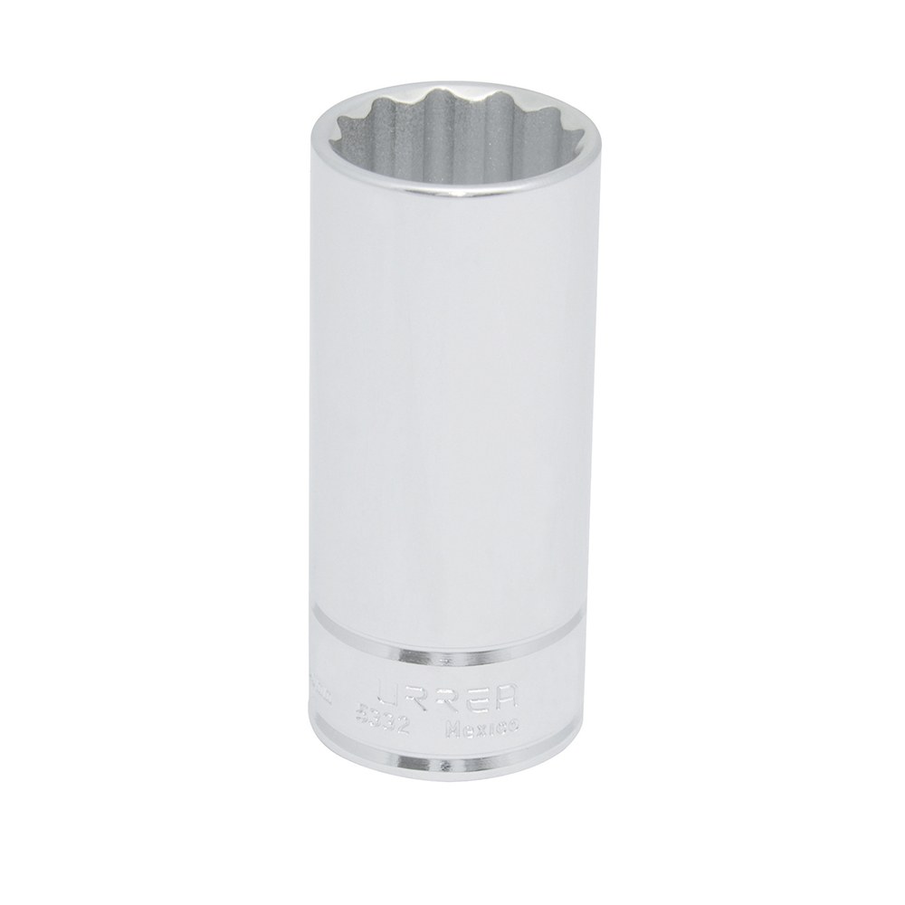 Dado largo cuadro de 1/2", 12 puntas, en pulgadas, 1" Urrea
