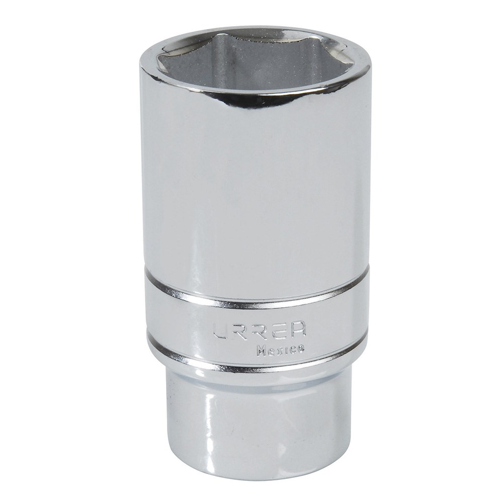 Dado largo cuadro de 1/2", 6 puntas, en pulgadas, 1-1/4" Urrea
