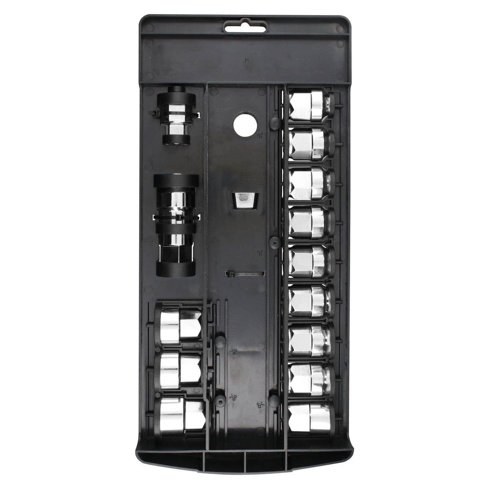 Juego de dados y accesorios cuadro de 1/2" Go-Through combinado, 15 piezas Urrea - Imagen 4