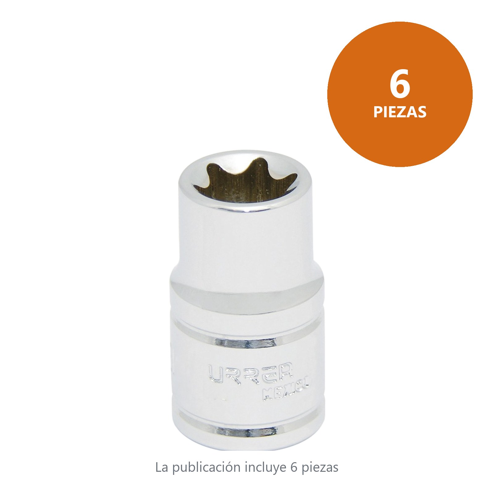 Dado torx hembra cuadro de 1/2", E12 Urrea - Imagen 3