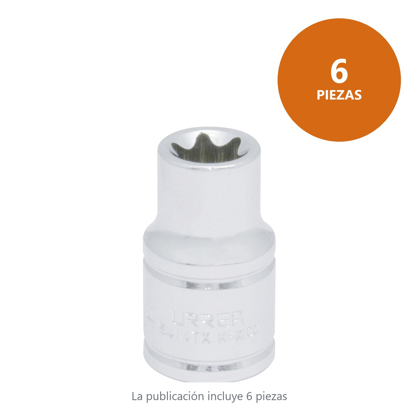 Dado torx hembra cuadro de 1/2", E14 Urrea - Imagen 3