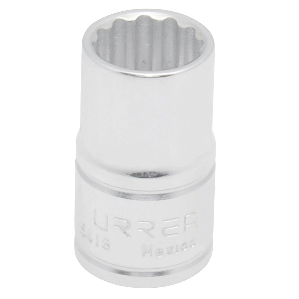 Dado cuadro de 1/2", 12 puntas, en pulgadas, 9/16" Urrea