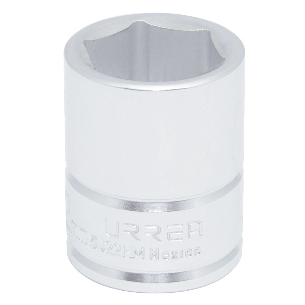 Dado cuadro de 1/2", 6 puntas, métrico, 22 mm Urrea