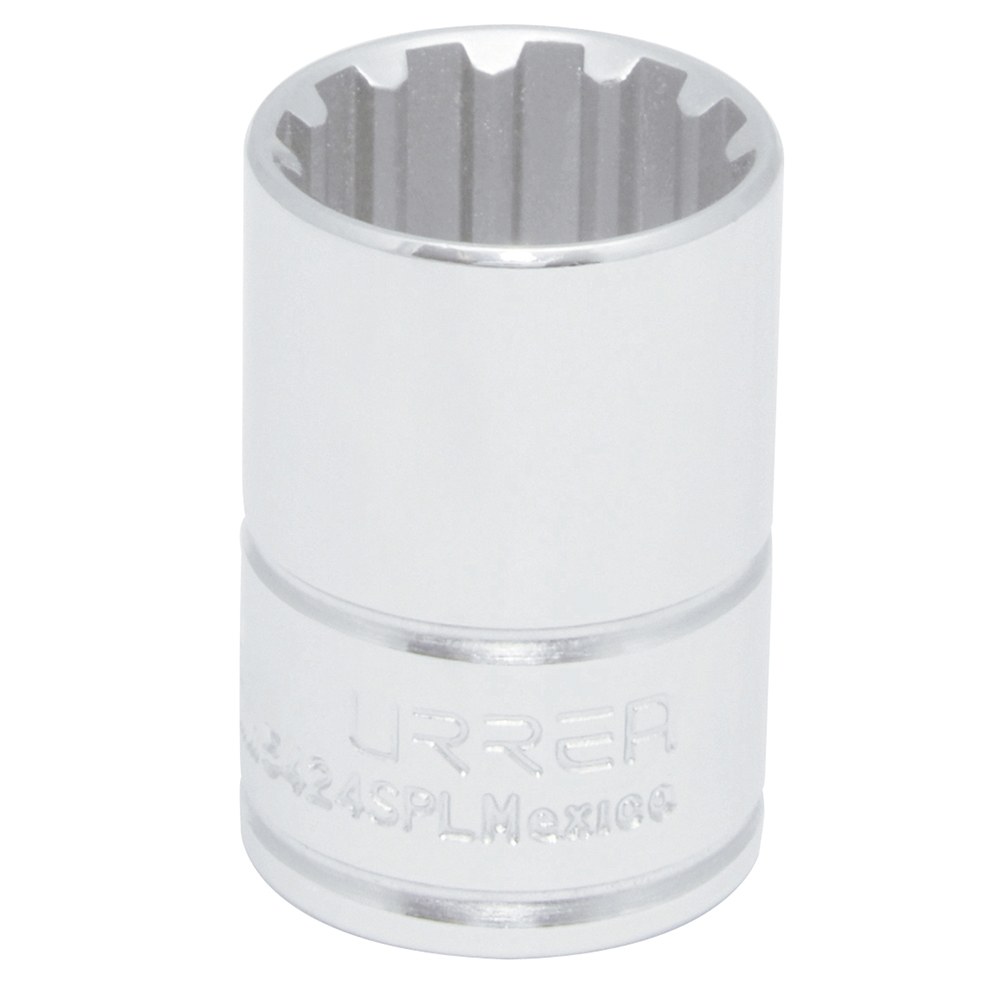 Dado spline cuadro de 1/2", # 24 Urrea