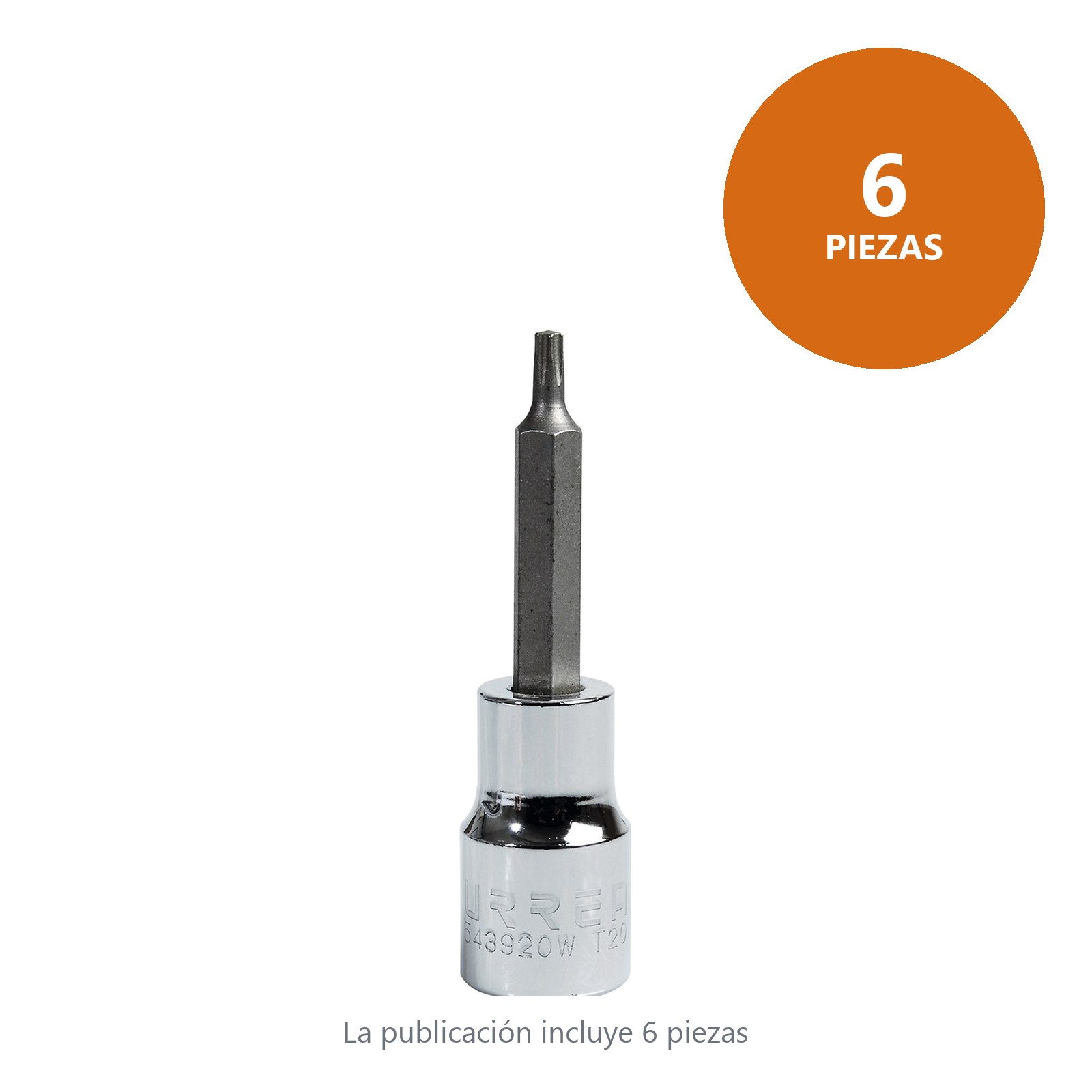 Dado con punta torx cuadro de 1/2", T20 Urrea - Imagen 4