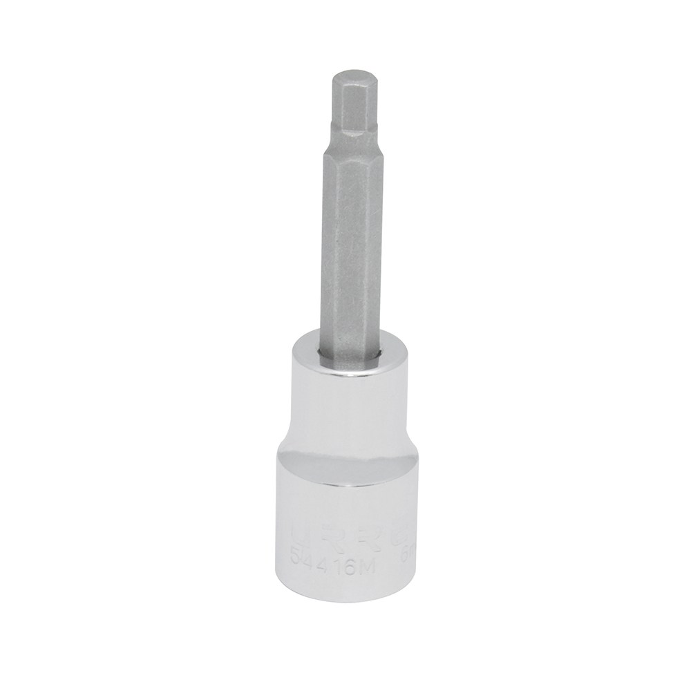 Dado con punta hexagonal cuadro de 1/2", métrico, 6 mm Urrea