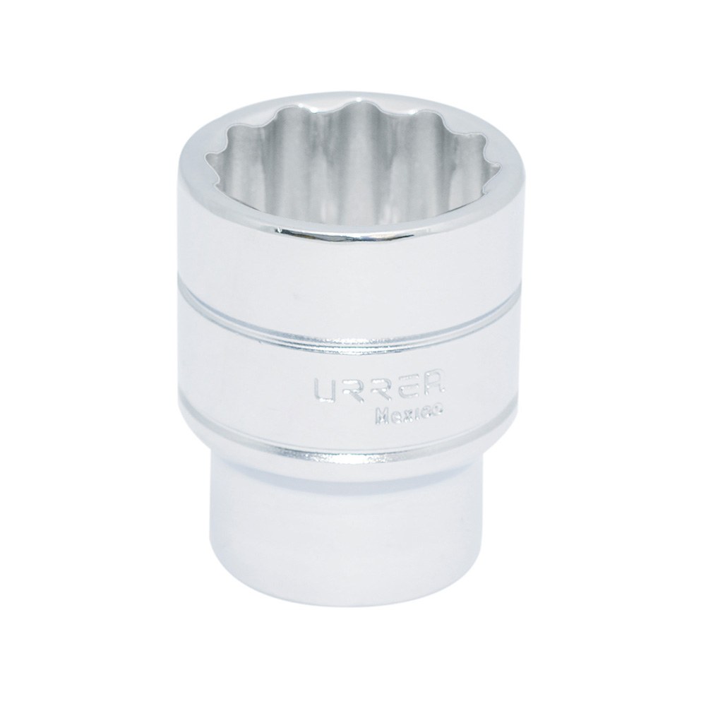 Dado cuadro de 1/2", 12 puntas, en pulgadas, 1-3/8" Urrea