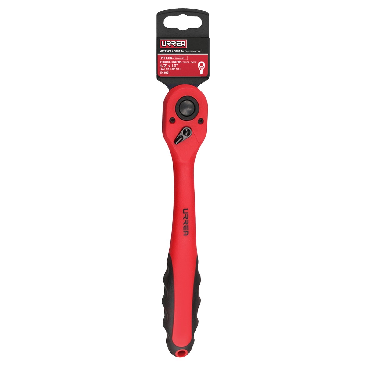 Matraca reversible acodadadas, quick release, para dado cuadro de 1/2" Urrea - Imagen 2