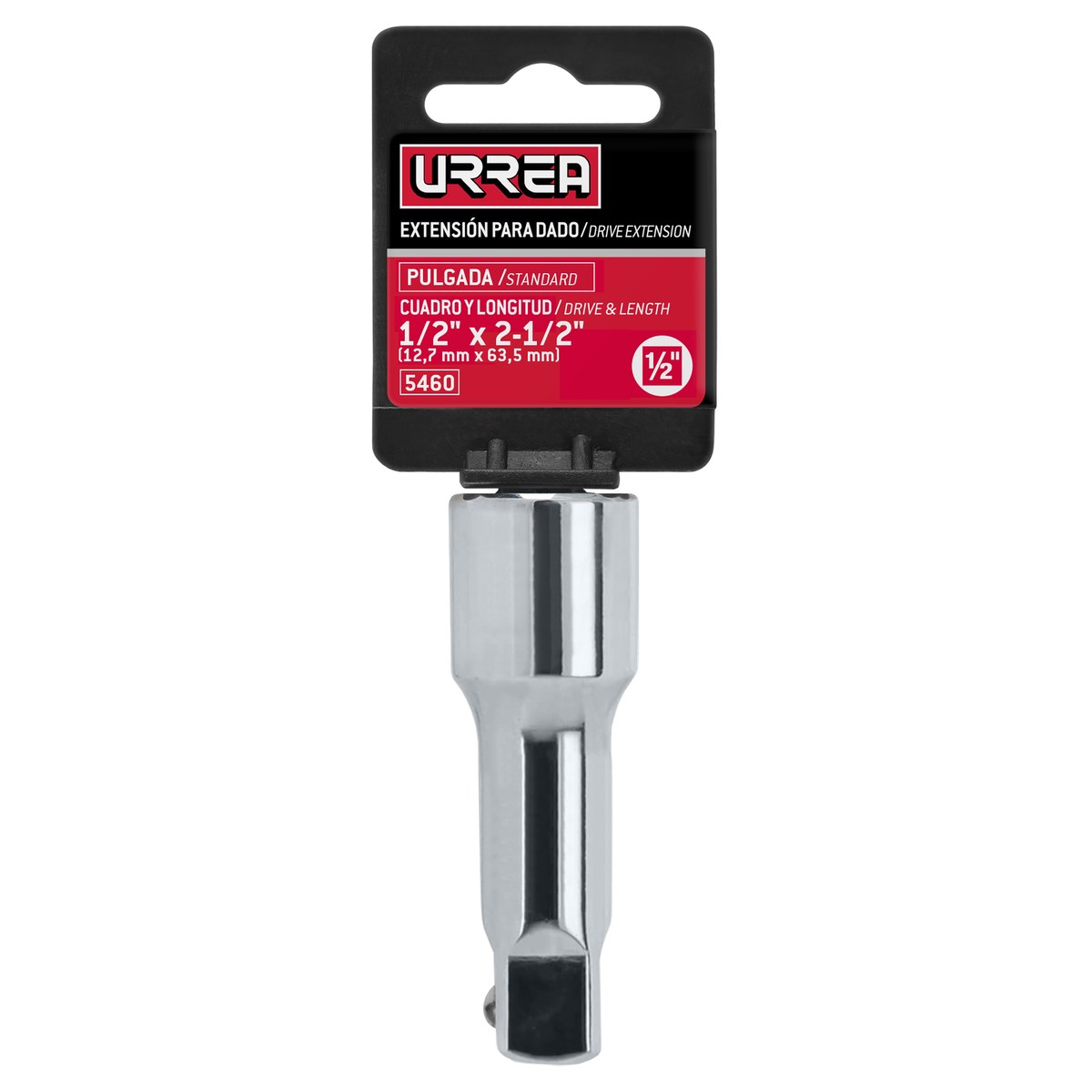 Extensión para dado cuadro de 1/2", 2-1/2" Urrea - Imagen 2