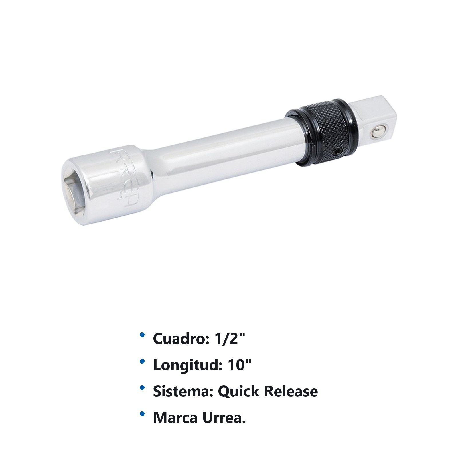 Extensión para dado quick release cuadro de 1/2", 10" Urrea - Imagen 3