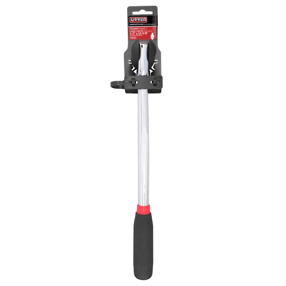 Mango articulado con mango rubber grip para dado cuadro de 1/2", 10-5/8" Urrea - Imagen 2