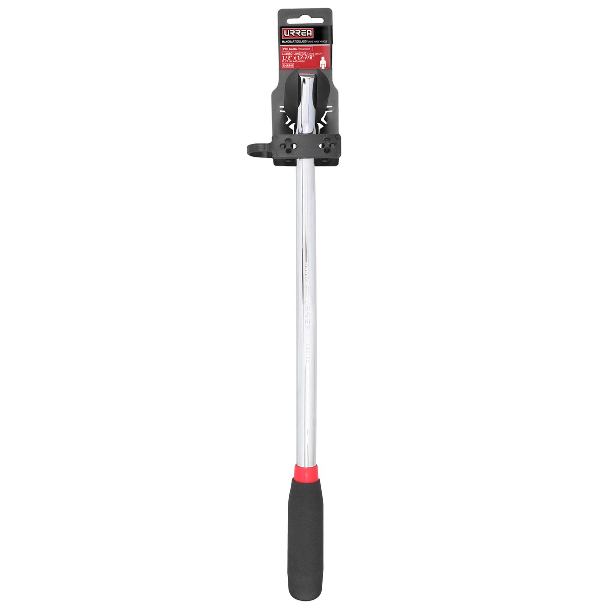 Mango articulado con mango rubber grip para dado cuadro de 1/2", 17-7/8" Urrea - Imagen 2