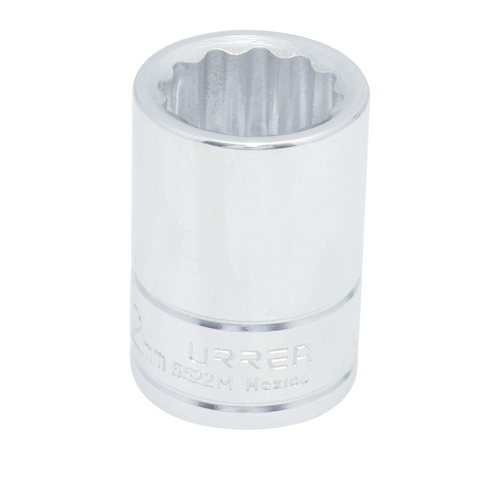 Dado cuadro de 3/4", 12 puntas, métrico, 22 mm Urrea