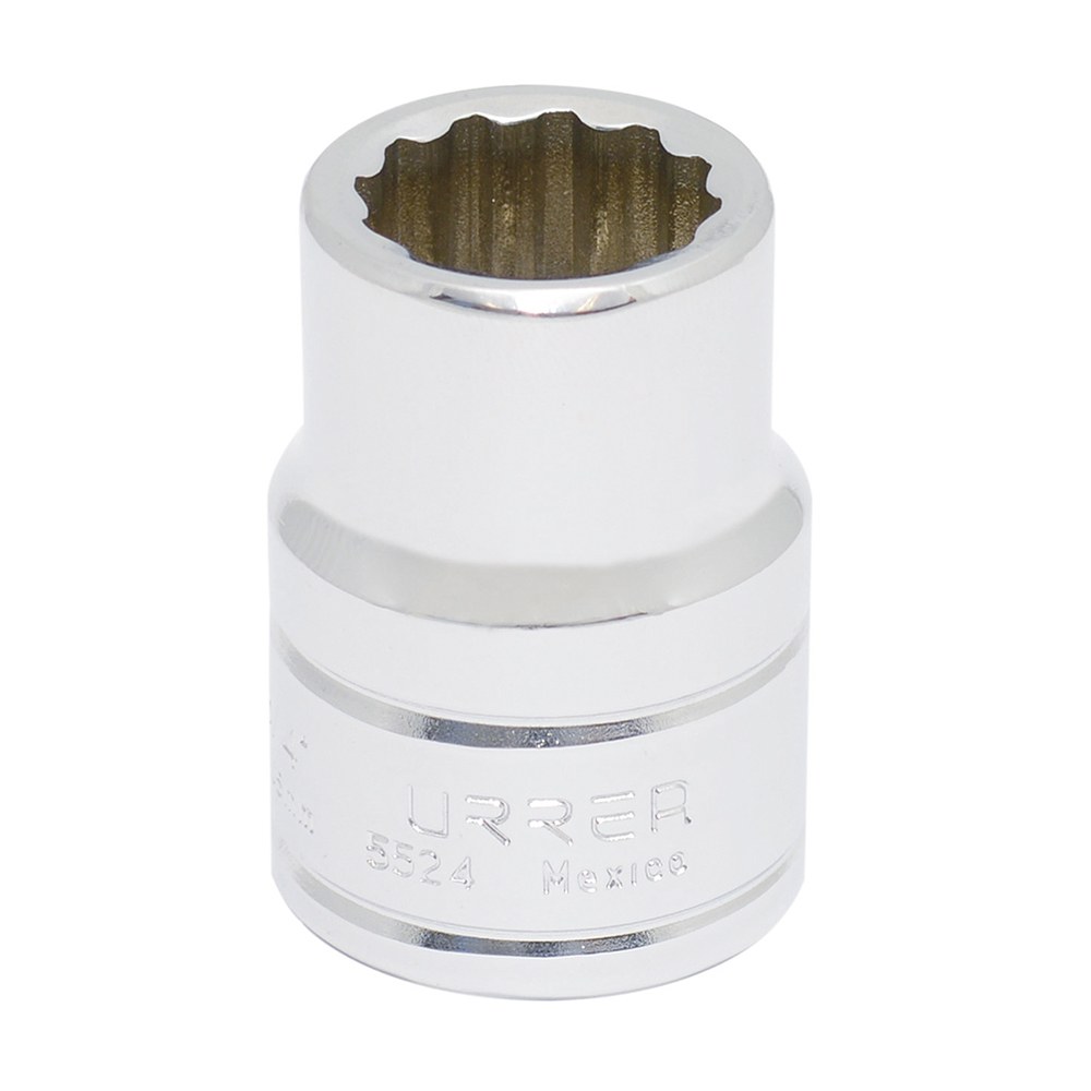 Dado cuadro de 3/4", 12 puntas, en pulgadas, 3/4" Urrea