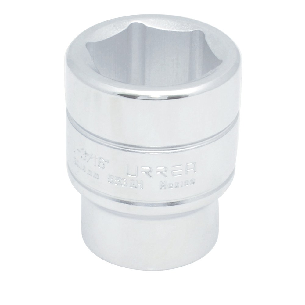 Dado cuadro de 3/4", 6 puntas, en pulgadas, 1-1/8" Urrea