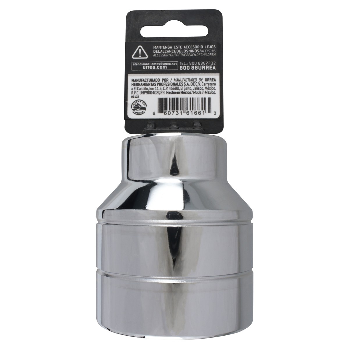 Dado cuadro de 3/4", 12 puntas, métrico, 46 mm Urrea - Imagen 4