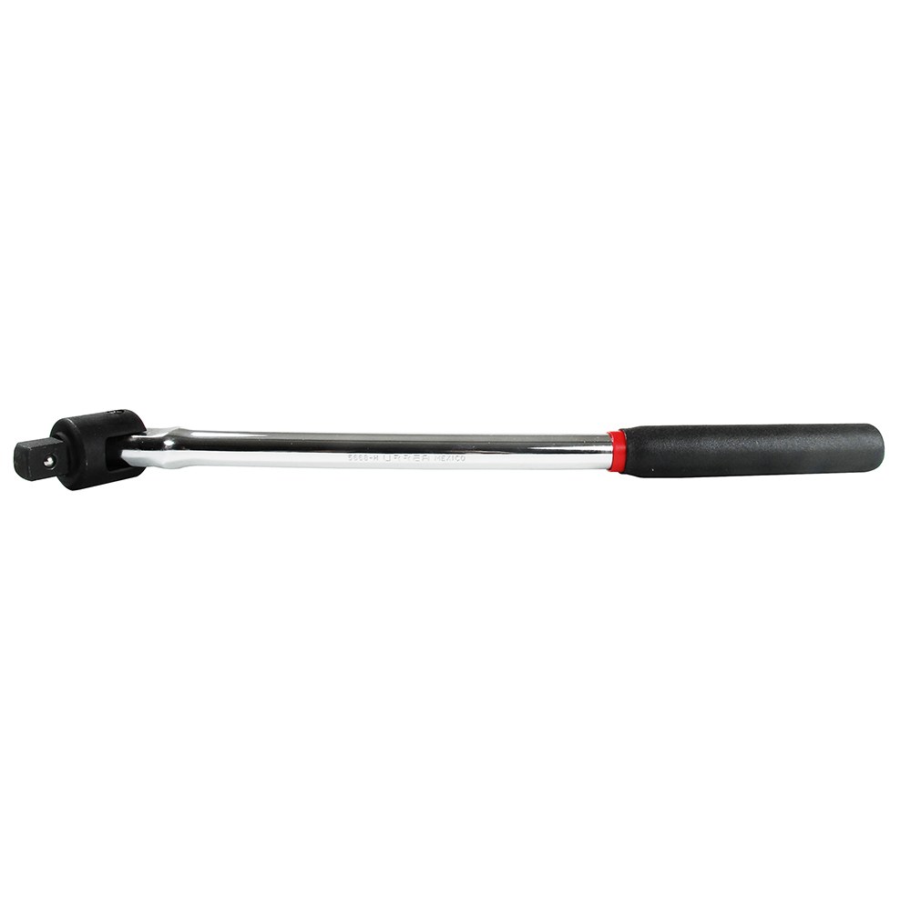 Mango articulado con mango rubber grip para dado cuadro de 1", 28-1/2" Urrea