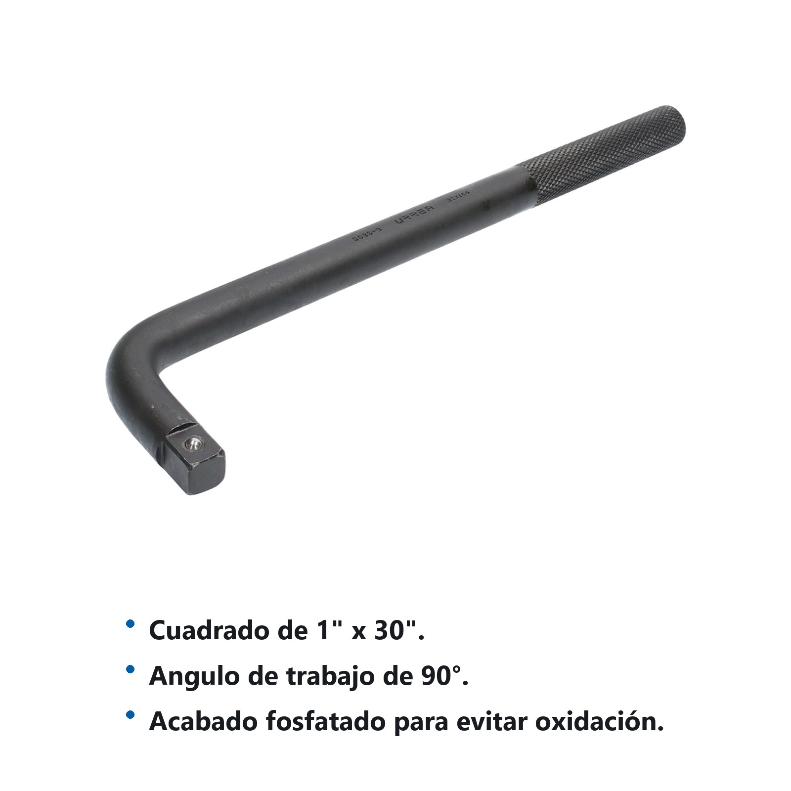 Mango en L para dado de impacto con balín cuadro de 1", 30" Urrea - Imagen 2