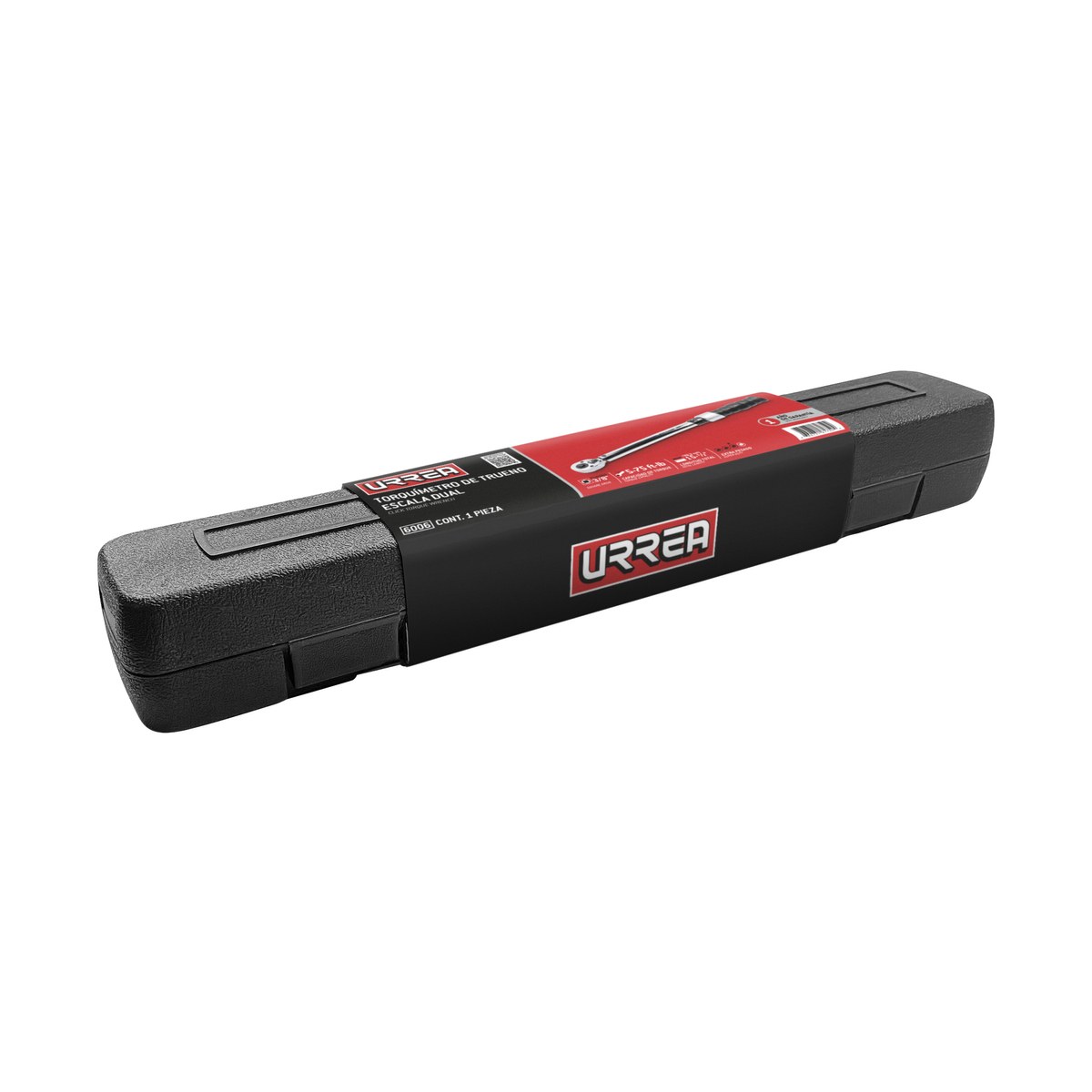 Torquímetro de trueno escala dual cuadro de 3/8", 5-75 ft-lb Urrea - Imagen 3
