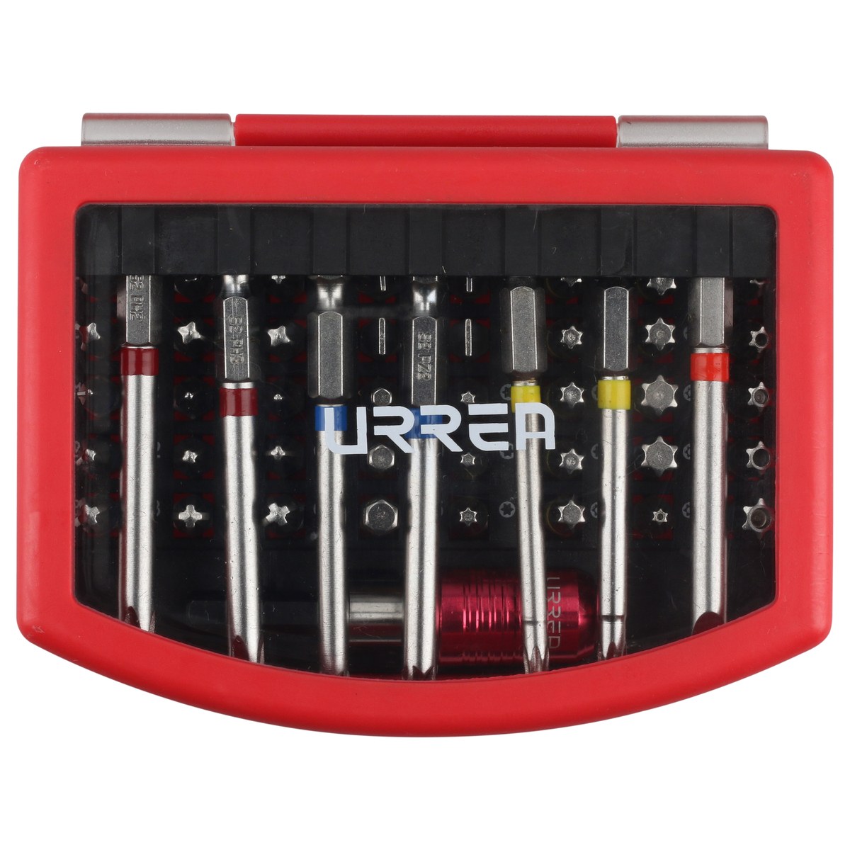 Juego combinado de puntas hexágono de 1/4" con adaptador magnético de poder, 56pz en cajaP Urrea - Imagen 3