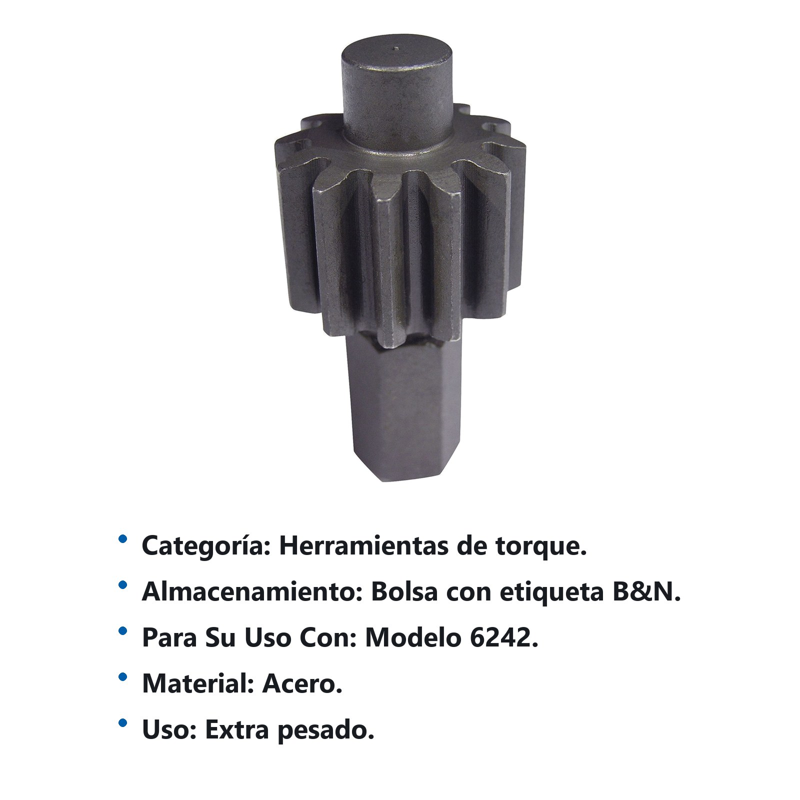 Refacción de engrane para multiplicador de torque modelos anteriores a 2013, 6242 Urrea - Imagen 2