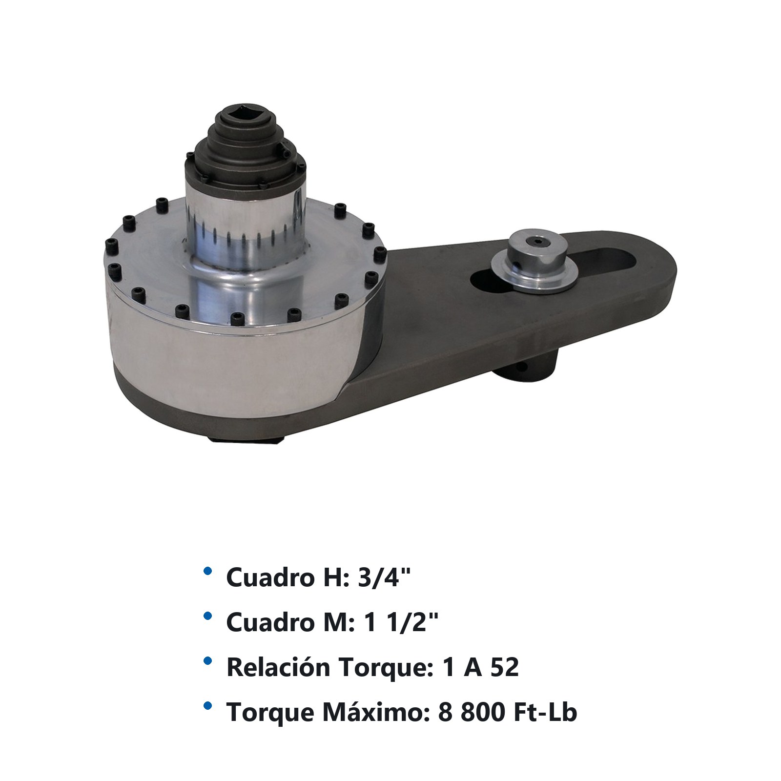 Multiplicador de torque reacción esclava cuadro de 3/4" a 1-1/2", 8800 ft-lb Urrea - Imagen 3