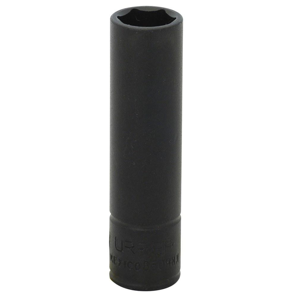 Dado de impacto largo cuadro de 1/4", 6 puntas, métrico, 9 mm Urrea