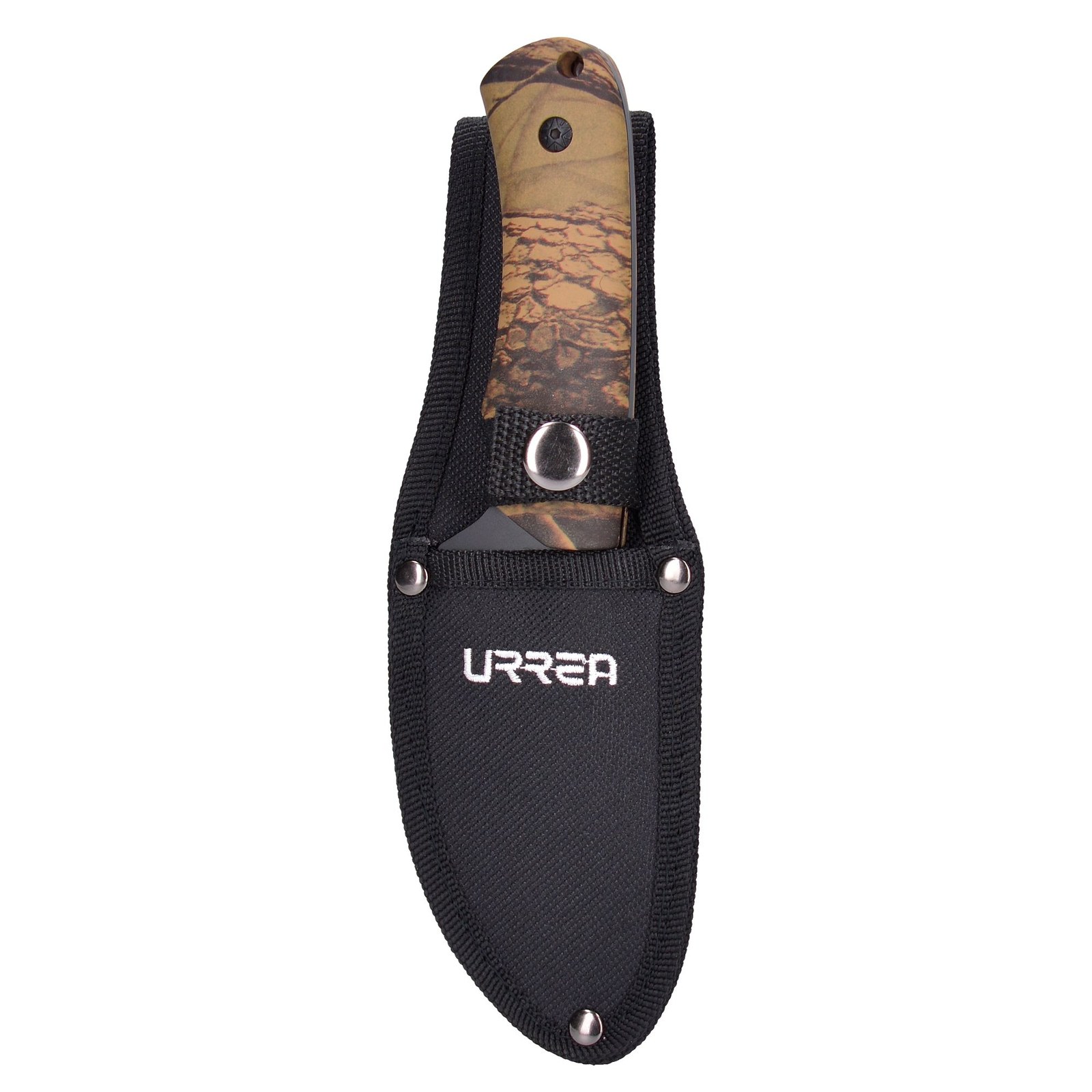 Cuchillo de acero inoxidable con mango de plástico de 8-5/16", para campamento Urrea - Imagen 2