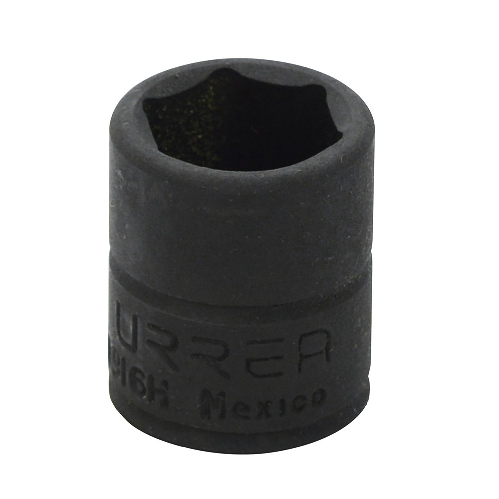 Dado de impacto cuadro de 1/4", 6 puntas, en pulgadas, 1/2" Urrea