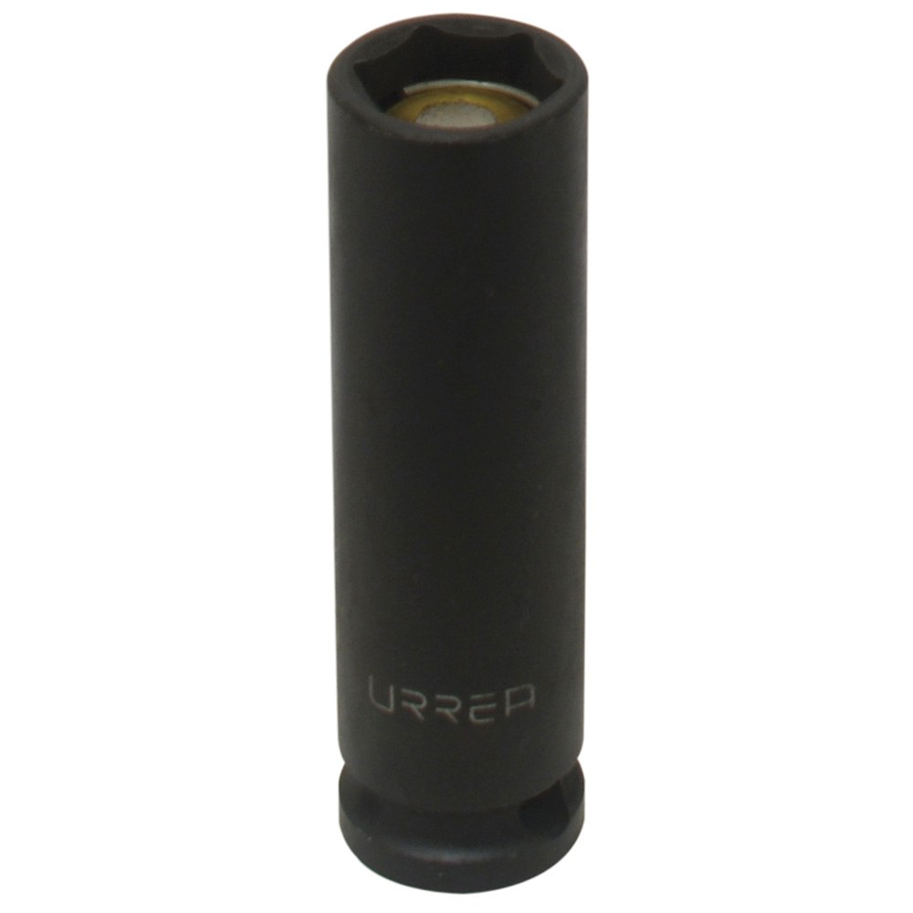 Dado de impacto largo con imán cuadro de 3/8", 6 puntas, métrico, 13 mm Urrea