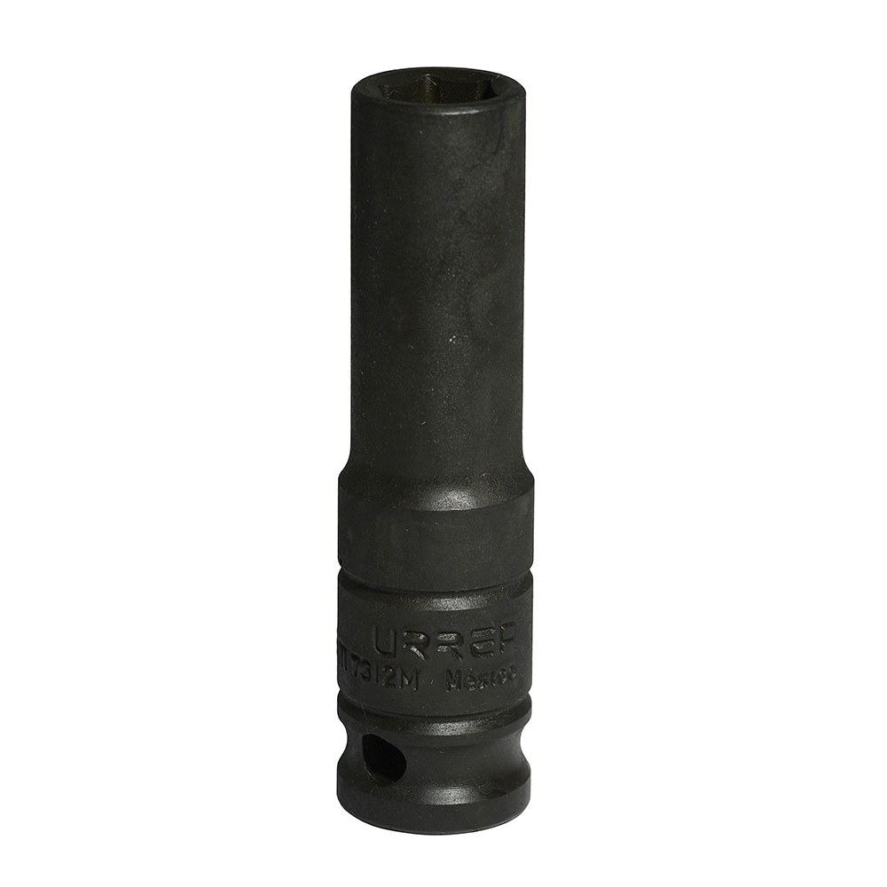 Dado de impacto largo cuadro de 1/2", 6 puntas, métrico, 12 mm Urrea